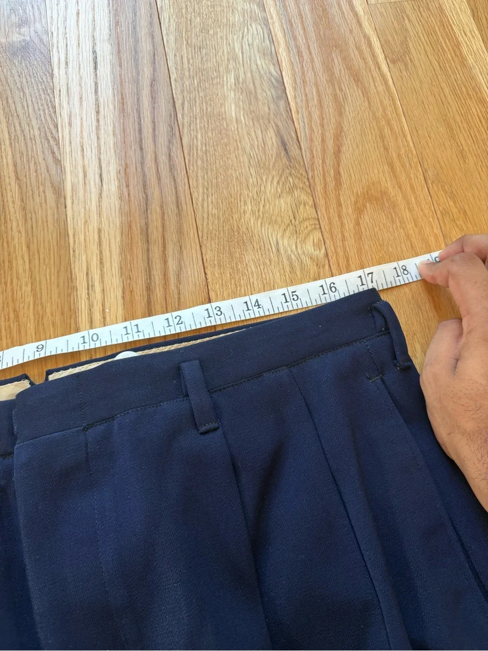 Vintage 1950s Kingsridge Griffith Smith Made In USA Navy Blue 2pc Suit 42R 34x30